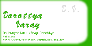 dorottya varay business card